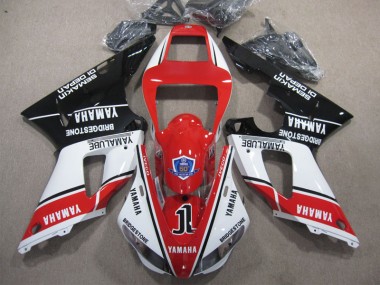 Loja Carenagem Moto Yamaha R1 98-99 - Vermelho Branco Preto 50