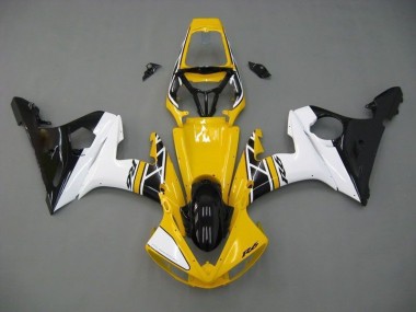 Loja Carenagem Moto Yamaha R6 03-05 - Amarelo Branco Preto