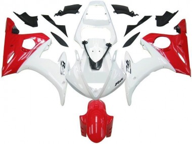 Loja Carenagem Moto Yamaha R6 03-05 - Branco Vermelho