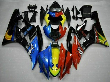 Loja Carenagem Moto Yamaha R6 06-07 - Amarelo Azul Vermelho