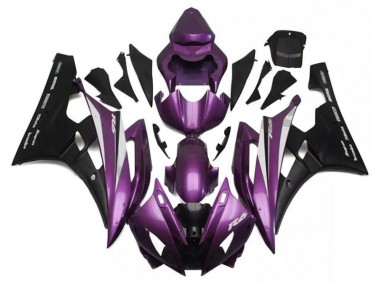 Loja Carenagem Moto Yamaha R6 06-07 - Roxo Preto