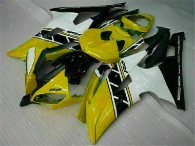 Loja Carenagem Moto Yamaha R6 08-16 - Amarelo Branco