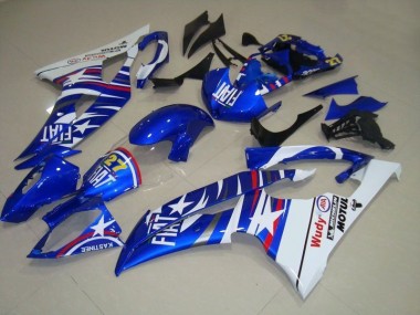 Loja Carenagem Moto Yamaha R6 08-16 - Azul Branco Fiat 27 Vermelho Wudy