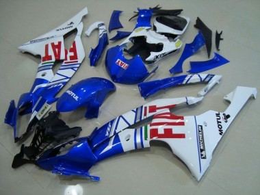 Loja Carenagem Moto Yamaha R6 08-16 - Azul Branco Vermelho Fiat