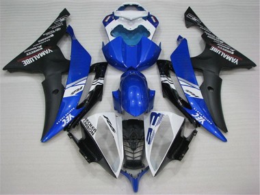 Loja Carenagem Moto Yamaha R6 08-16 - Branco Azul Preto