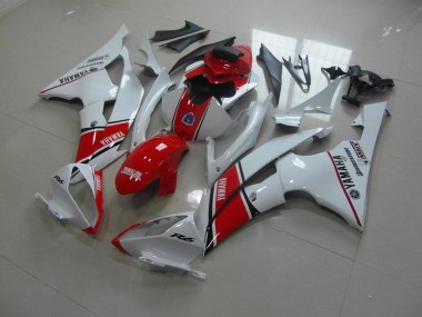 Loja Carenagem Moto Yamaha R6 08-16 - Branco Vermelho Estilo OEM