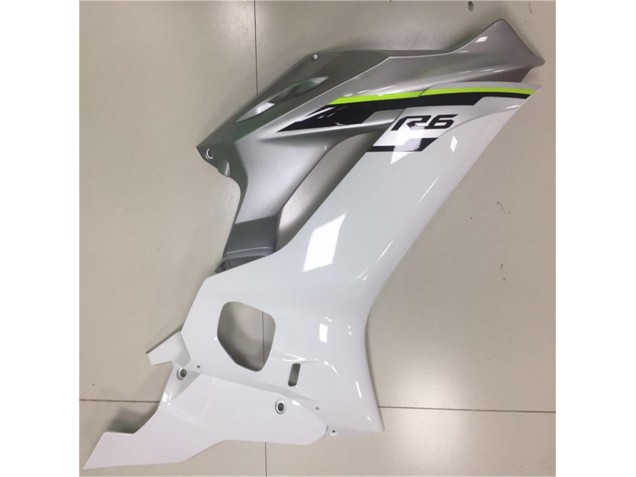 Loja Carenagem Moto Yamaha R6 17-23 - Branco Prata