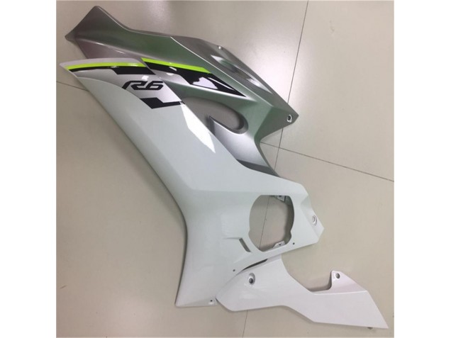 Loja Carenagem Moto Yamaha R6 17-23 - Branco Prata