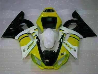 Loja Carenagem Moto Yamaha R6 98-02 - Amarelo Branco