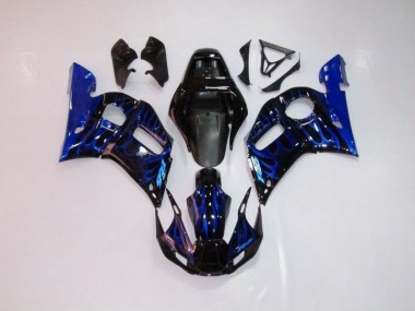 Loja Carenagem Moto Yamaha R6 98-02 - Azul Chama