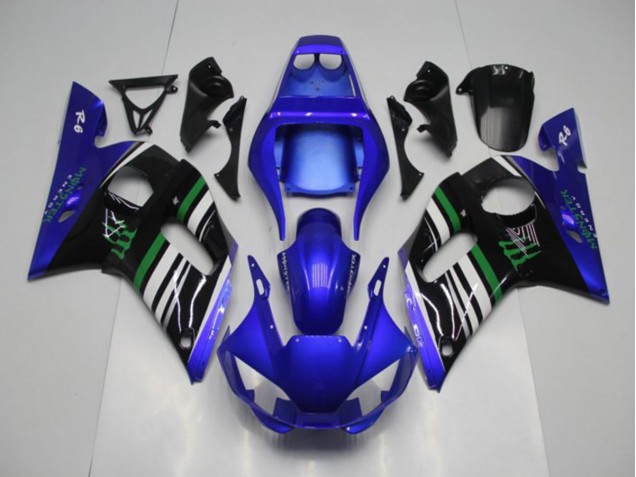 Loja Carenagem Moto Yamaha R6 98-02 - Azul Monster