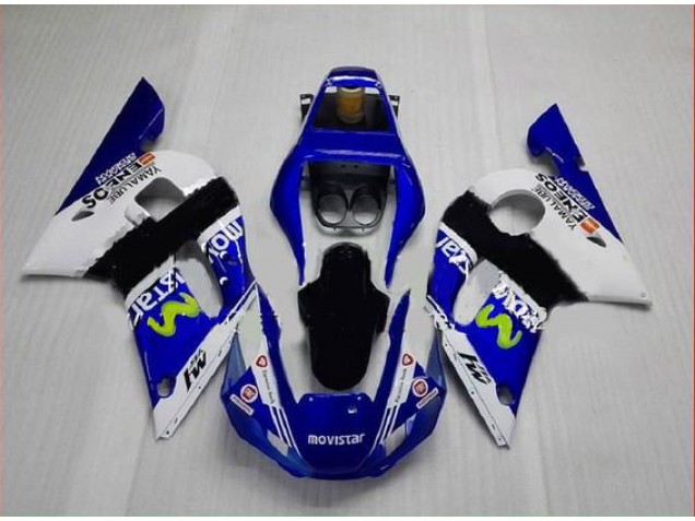 Loja Carenagem Moto Yamaha R6 98-02 - Azul Verde Branco