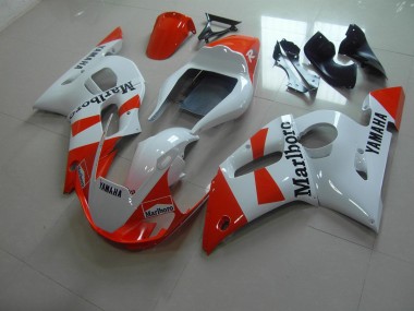 Loja Carenagem Moto Yamaha R6 98-02 - Branco Vermelho Marlboro