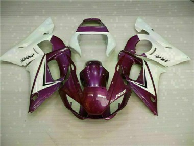 Loja Carenagem Moto Yamaha R6 98-02 - Roxo Branco