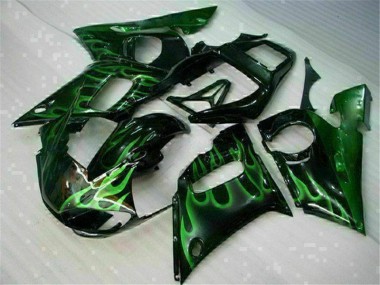 Loja Carenagem Moto Yamaha R6 98-02 - Verde Preto