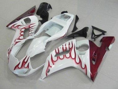 Loja Carenagem Moto Yamaha R6 98-02 - Vermelho Chama