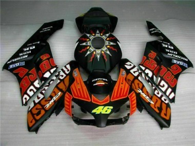 Loja Carenagem & Plástico Moto Honda CBR 1000RR 04-05 - Preto Laranja