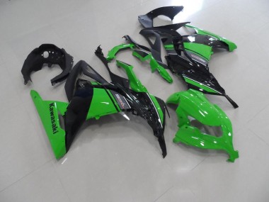 Loja Carroçaria Moto Kawasaki ZX 300R 13-16 - Preto Verde