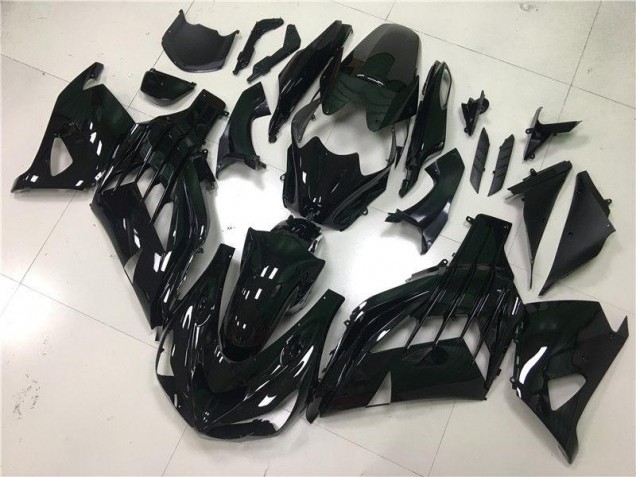 Loja Carroçaria Moto Kawasaki ZX14R ZZR 1400 12-21 - Preto Brilhante