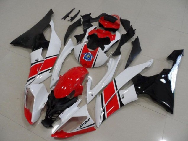 Loja Carroçaria Moto Yamaha R6 08-16 - Vermelho Branco Preto