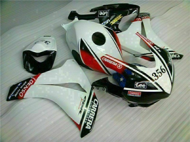 Loja Injeção Kit Carenagem Honda CBR 1000RR 08-11 - Branco Preto