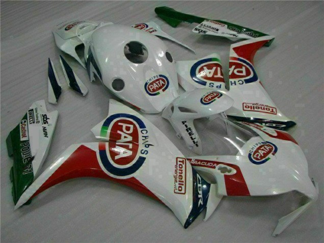 Loja Injeção Kit Carenagem Honda CBR 1000RR 12-16 - Vermelho Branco PATA