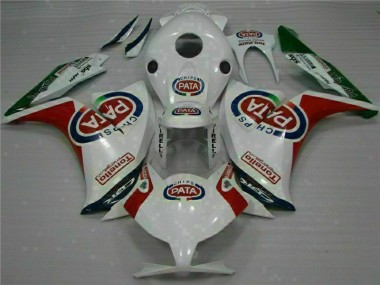 Loja Injeção Kit Carenagem Honda CBR 1000RR 12-16 - Vermelho Branco PATA