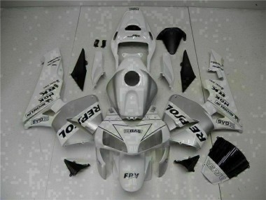 Loja Injeção Kit Carenagem Honda CBR 600RR 03-04 - Branco Repsol