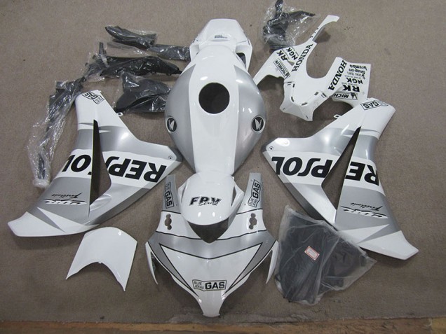 Loja Injeção Kit Carenagem Moto Honda CBR 1000RR 08-11 - Branco Repsol