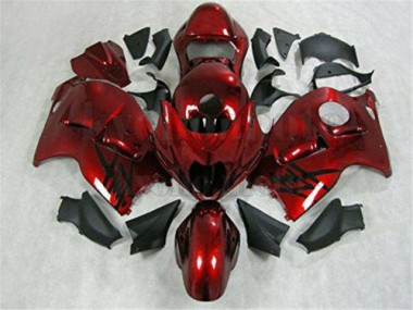 Loja Injeção Kits Carenagem Moto Suzuki GSXR 1300 Hayabusa 96-07 - Vermelho Preto