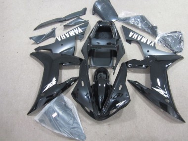 Loja Kit Carenagem Moto Yamaha R1 02-03 - Preto Branco