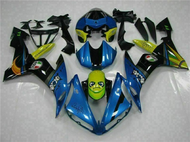 Loja Kit Carenagem Moto Yamaha R1 04-06 - Azul