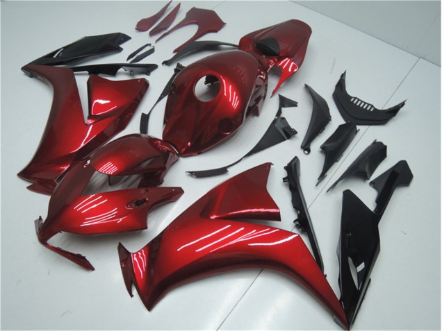 Loja Kit Completo Carenagem Moto Honda CBR 1000RR 12-16 - Vermelho Preto