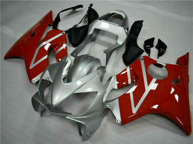 Loja Kit Completo Carenagem Moto Honda CBR 600 F4i 01-03 - Vermelho Prata