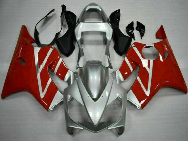 Loja Kit Completo Carenagem Moto Honda CBR 600 F4i 01-03 - Vermelho Prata