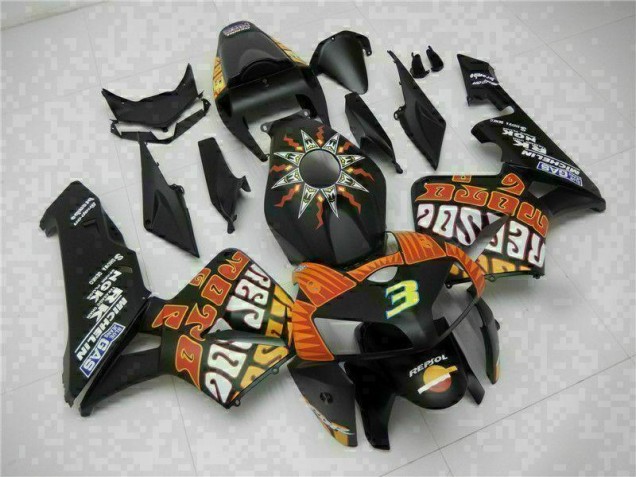 Loja Kit Completo Carenagem Moto Honda CBR 600RR 05-06 - Preto