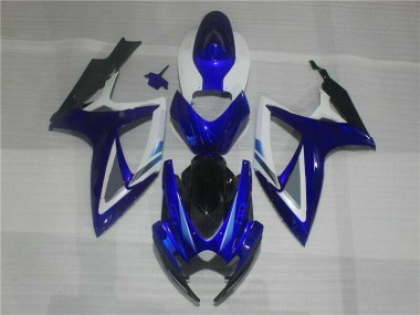 Loja Kit Completo Carenagem Moto Suzuki GSXR 600 / 750 K6 06-07 - Azul Branco