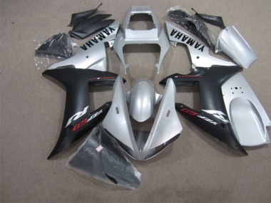 Loja Kit Completo Carenagem Moto Yamaha R1 02-03 - Preto Prata