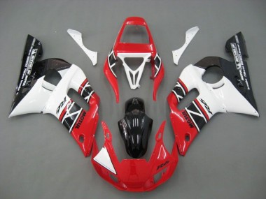 Loja Kit Completo Carenagem Moto Yamaha R6 98-02 - Vermelho Branco Preto