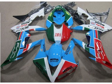 Loja Kits Carenagem Moto Honda CBR 1000RR 04-05 - Azul Vermelho Verde Motul