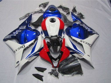 Loja Kits Carenagem Moto Honda CBR 600RR 09-12 - Branco Azul Vermelho DREAM