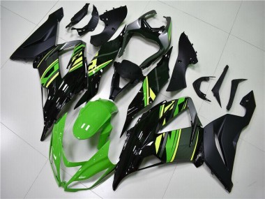 Loja Kits Carenagem Moto Kawasaki ZX6R 13-18 - Verde Preto