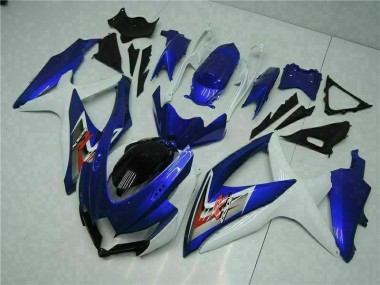 Loja Kits Carenagem Moto Suzuki GSXR 600 / 750 K8 08-10 - Azul Branco