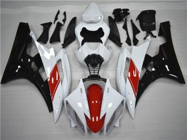 Loja Kits Carenagem Moto Yamaha R6 06-07 - Vermelho Branco Preto