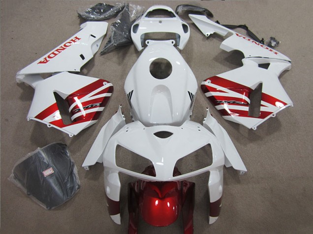 Loja Kits Completo Carenagem Moto Honda CBR 1000RR 04-05 - Branco Vermelho Preto