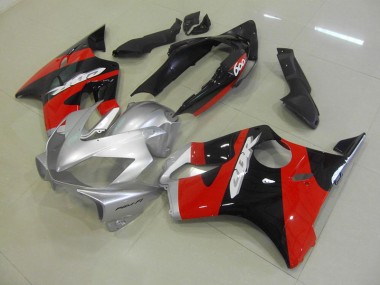 Loja Kits Completo Carenagem Moto Honda CBR 600 F4i 04-07 - Preto Vermelho Prata