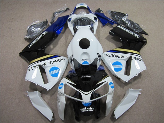 Loja Kits Completo Carenagem Moto Honda CBR 600RR 05-06 - Branco Azul Konica Minolta