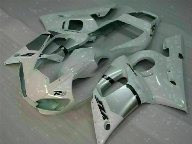 Loja Kits Completo Carenagem Moto Yamaha R6 98-02 - Branco