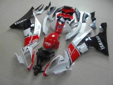 Loja Moto Plástico Yamaha R6 08-16 - Vermelho Branco Preto