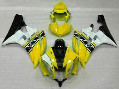 Loja Moto Plásticos Yamaha R6 06-07 - Amarelo Branco Preto